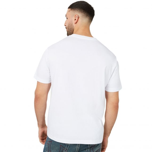 Mens Optic White True Stitch S/s T Shirt