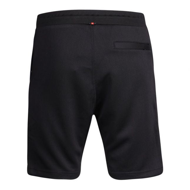 Mens Jet Black Belway Mesh Sweat Shorts