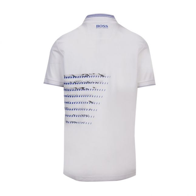 Athleisure Mens White Paule Pro 2 Slim Fit S/s Polo Shirt