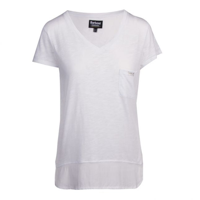 Womens White Division S/s T Shirt