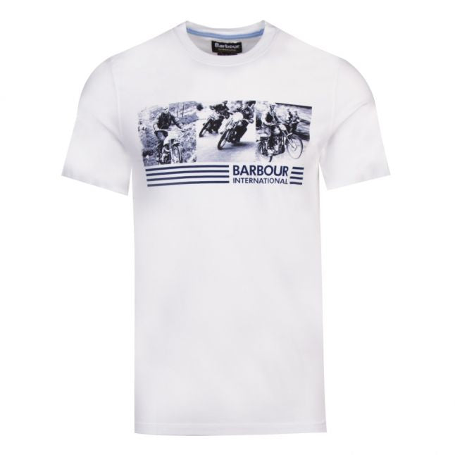 Mens White Comp S/s T Shirt