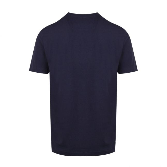 Athleisure Mens Navy Tee 4 Logo S/s T Shirt