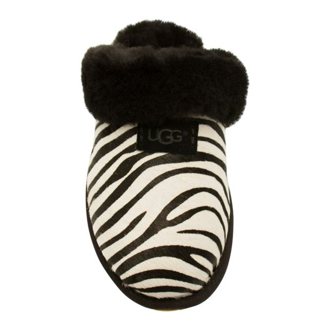 Womens Zebra Scuffette II Exotic Slippers