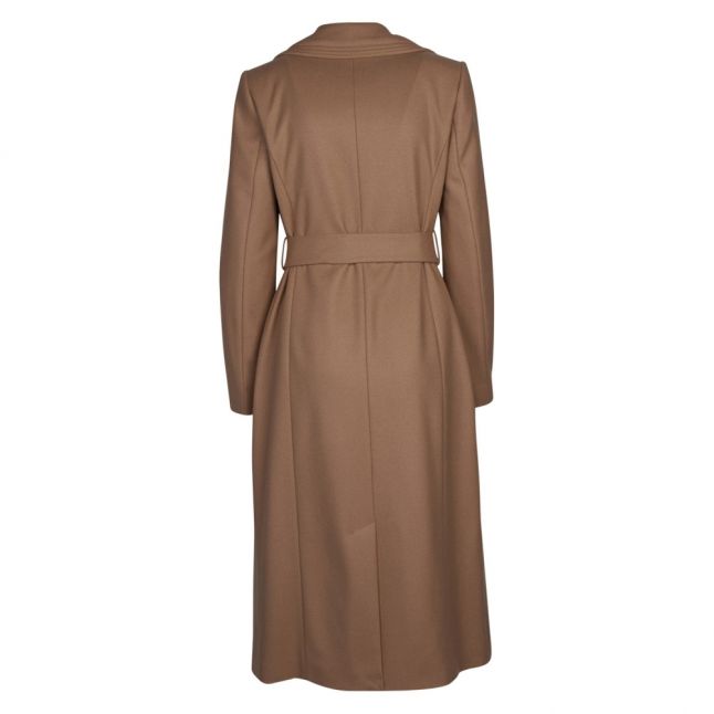 Womens Camel Gabella Long Coat