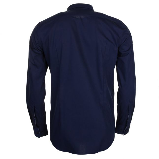 Mens Navy C-Joey Slim L/s Shirt