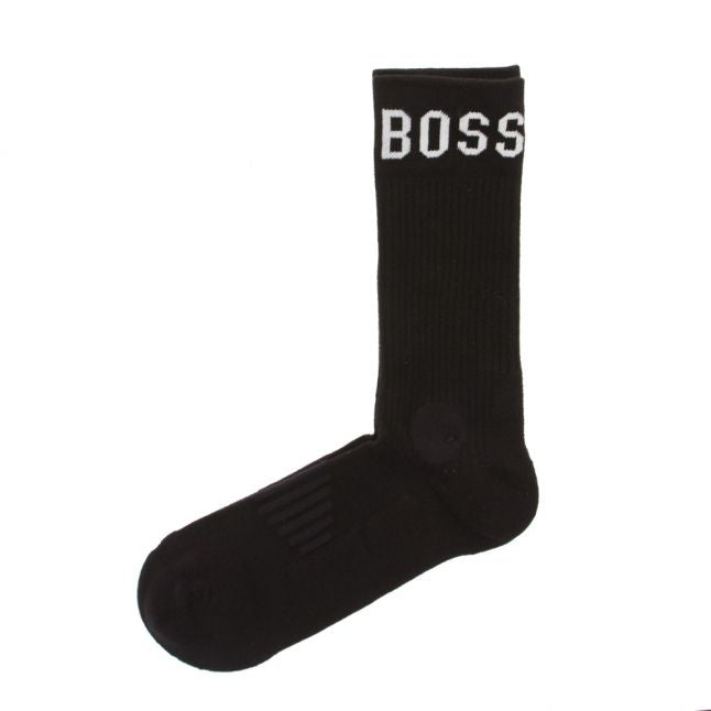 Mens Black 2 Pack Sports Socks