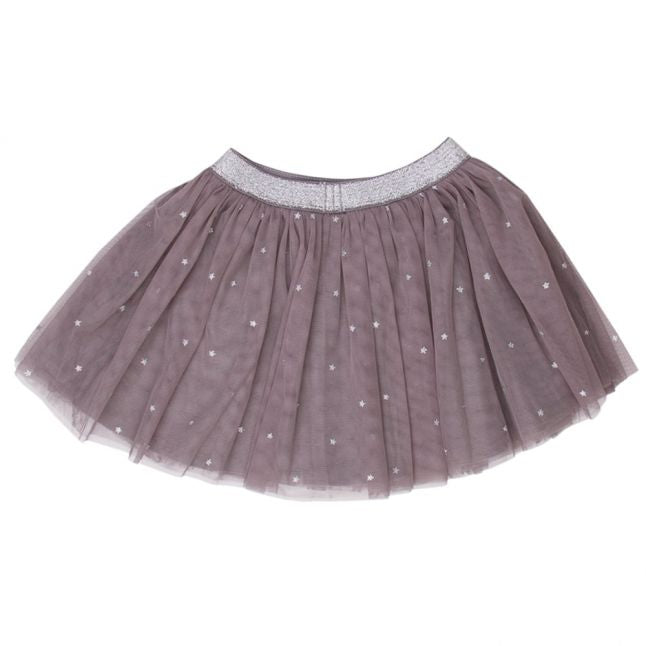 Girls Steel Stars Tulle Skirt