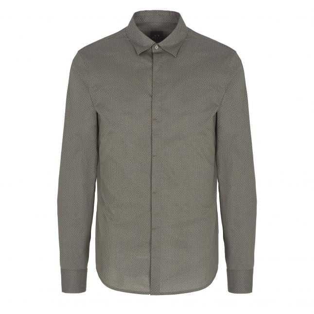 Mens Peat Geo Dot Stretch L/s Shirt