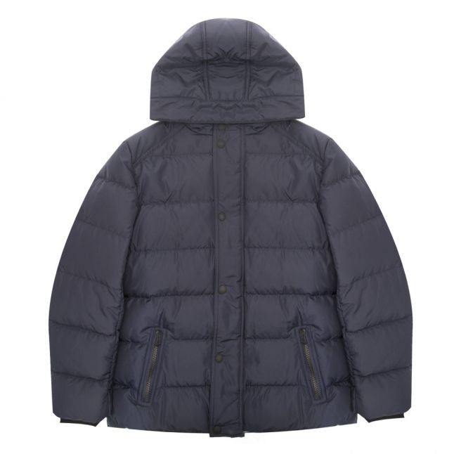 Boys Deep Navy Singer Padded Hooded Coat