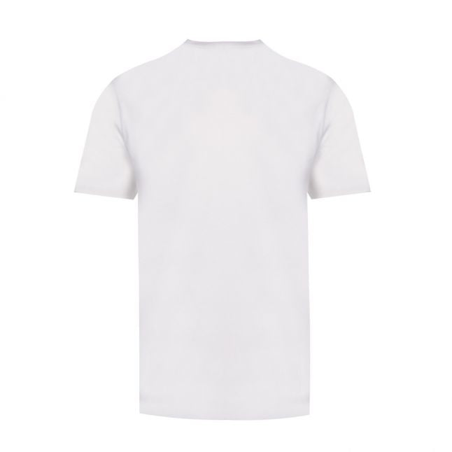 Mens White Crew Logo S/s T Shirt