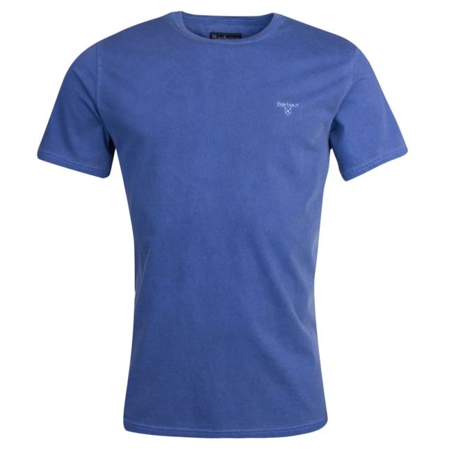 Lifestyle Mens Marine Blue Garment Dyed S/s T Shirt