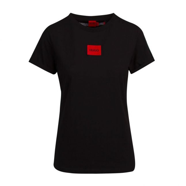 Womens Black The Slim Tee Patch S/s T Shirt