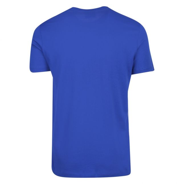 Mens Blue Small Logo S/s T Shirt