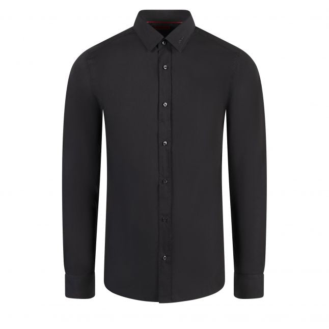 Mens Black Elisha02 L/s Shirt