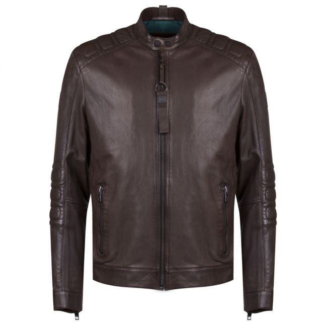 Casual Mens Brown Jagson Leather Jacket