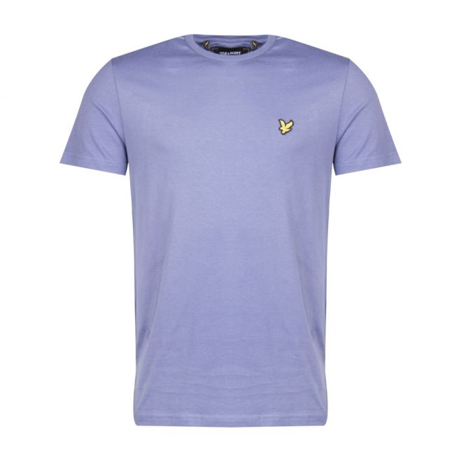 Mens Indigo Blue Branded S/s T Shirt