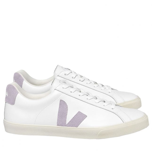 Womens	Extra White/Parme Esplar Logo Trainers