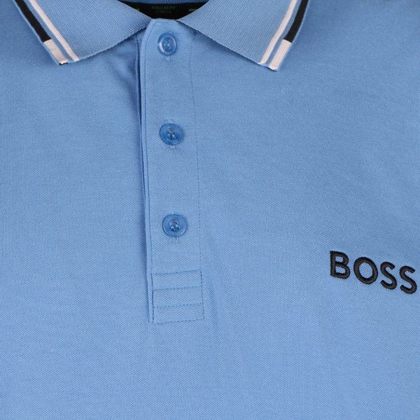 Mens Bright Blue Paddy Pro S/s Polo Shirt