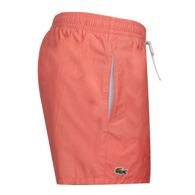 Mens Coral Branded Swim Shorts