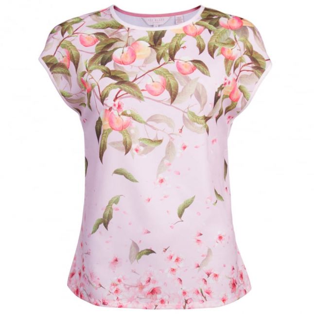 Womens Light Pink Roozie Peach Blossom S/s T Shirt