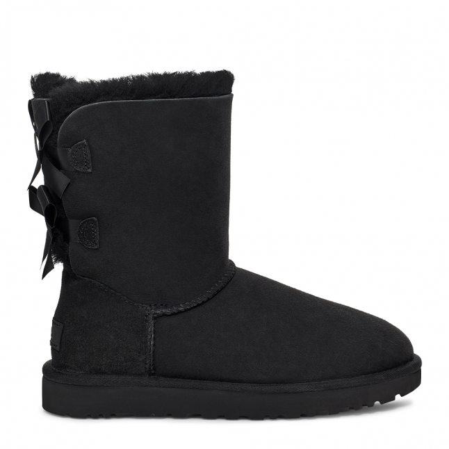 Womens Black Bailey Bow II Boots