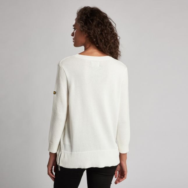 Womens Off White Apex Knitted Jumper