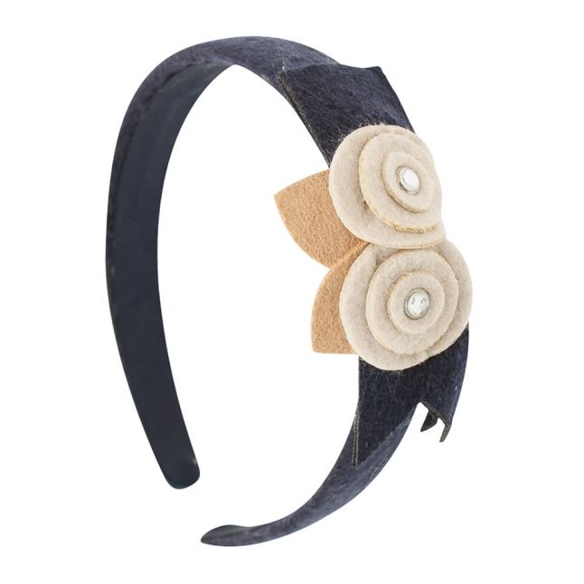 Girls Eclipse Flowers & Ribbon Headband