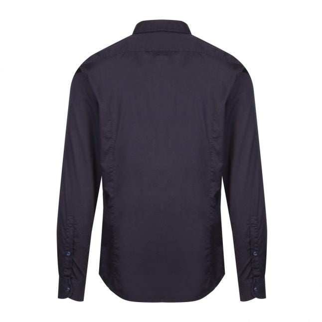 Casual Mens Dark Blue Mypop_2 L/s Shirt