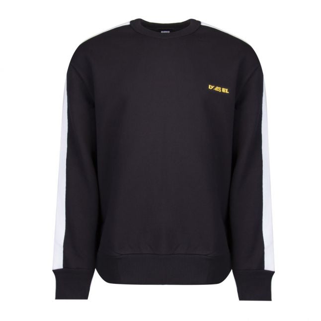 Mens Black S-Meggy Crew Sweat Top