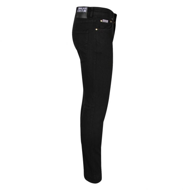 Mens Black Branded Skinny Fit Jeans