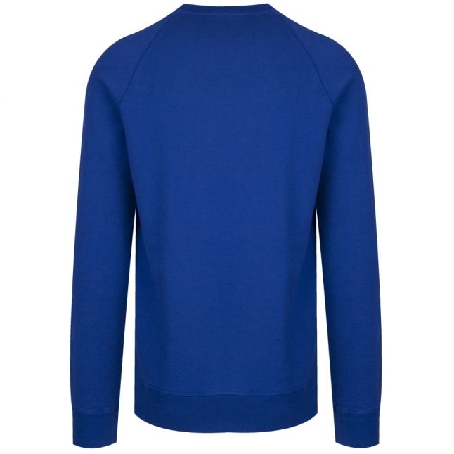 Casual Mens Blue Wyan Crew Sweat Top