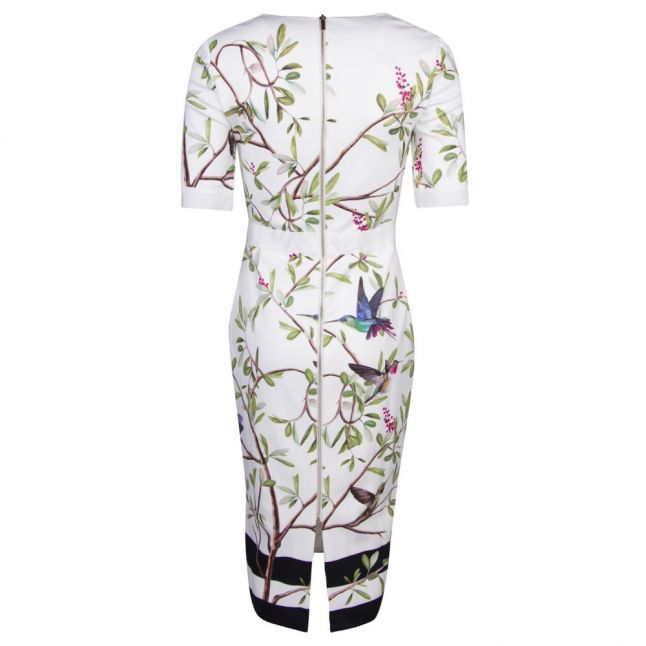 Womens White Evrely Highgrove Midi Dress