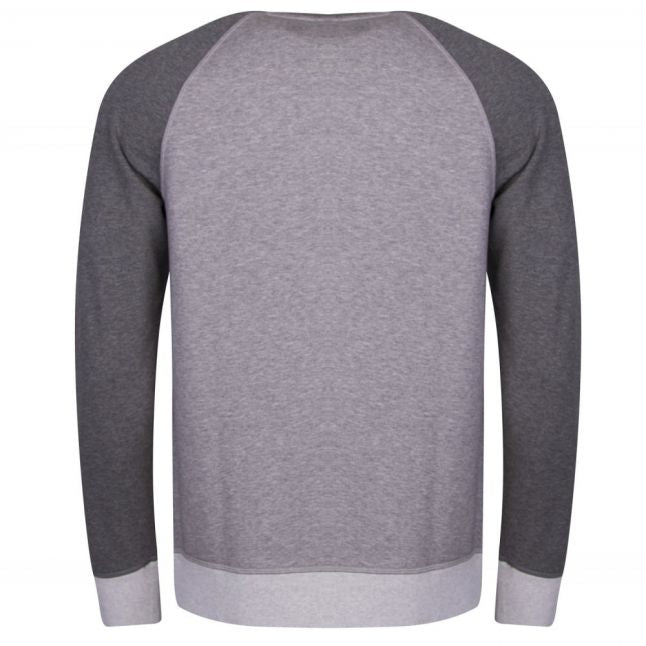 Casual Mens Light Grey Walkout Crew Sweat Top