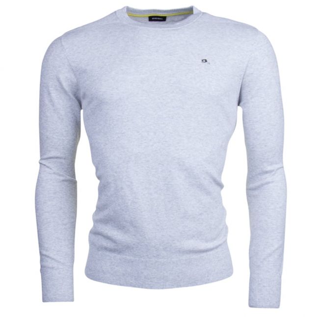 Mens Grey K-Pablo Crew Knitted Jumper