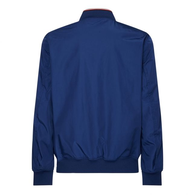 Mens Blue Ink Reversible Bomber Jacket