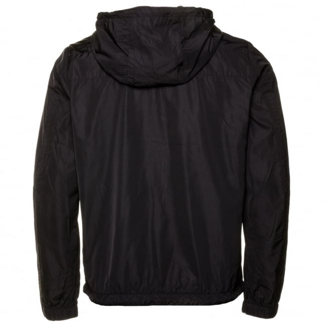 Mens Black J-Azzerad Zip Hooded Jacket