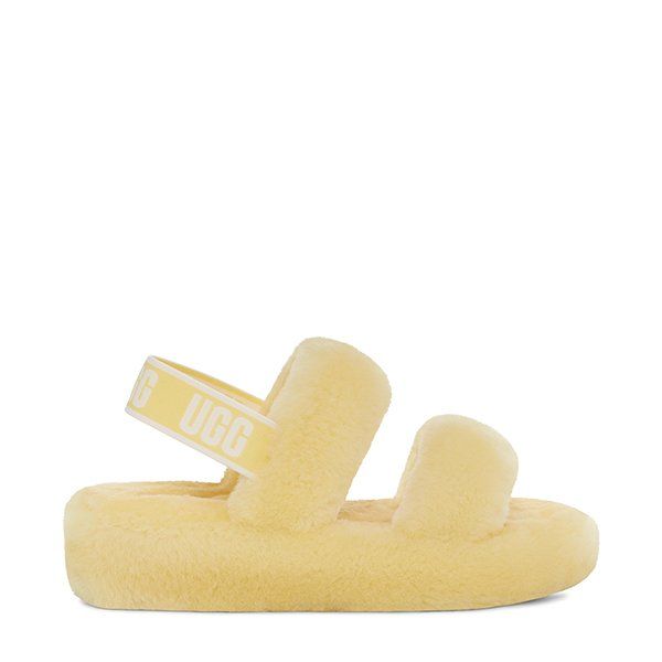 Womens Banana Pudding UGG Slippers Oh Yeah