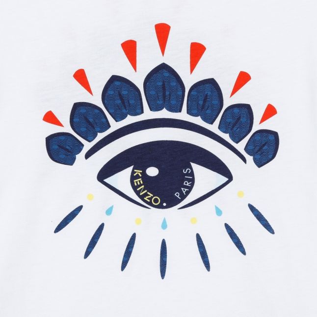 Junior Optic White Flavio Icon Eye S/s T Shirt