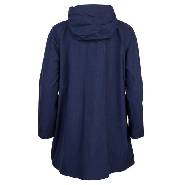 Heritage Womens Navy Bedale Long Hooded Jacket