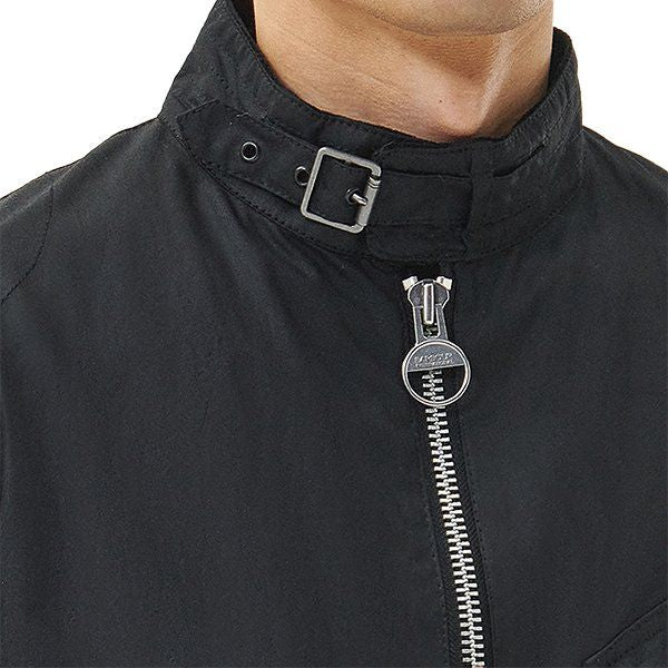 Mens Black Transport Waxed Jacket