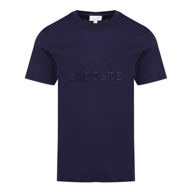 Mens Navy Tonal Logo S/s T Shirt