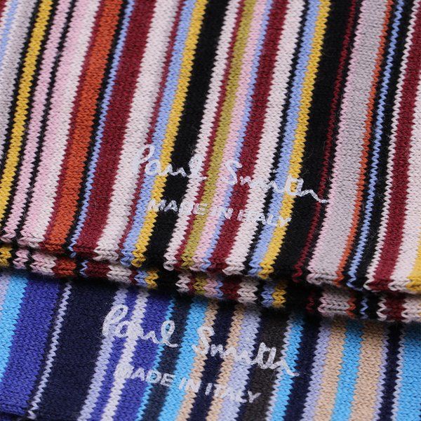 Mens Paul Smith Mixed Signature 2 Pack Socks