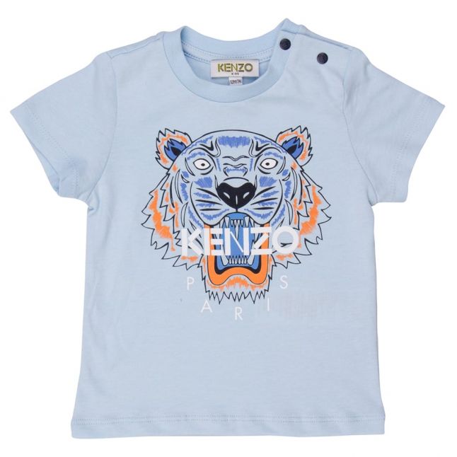 Baby Light Blue Tiger 7 S/s Tee Shirt