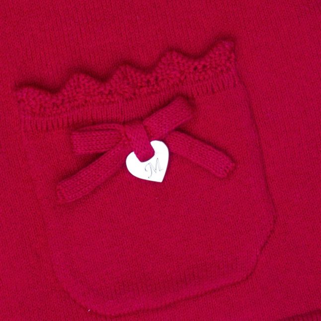 Baby Red Knitted Cardigan