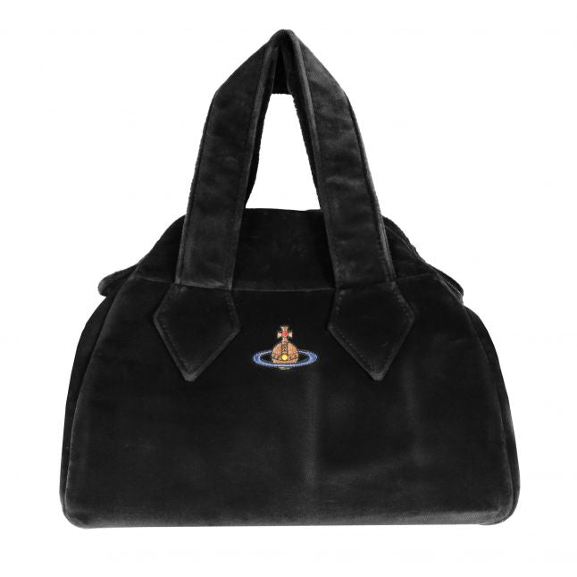 Womens Black Archive Medium Velvet Bag