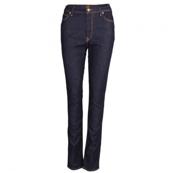 Womens Blue Denim Skinny Jeans