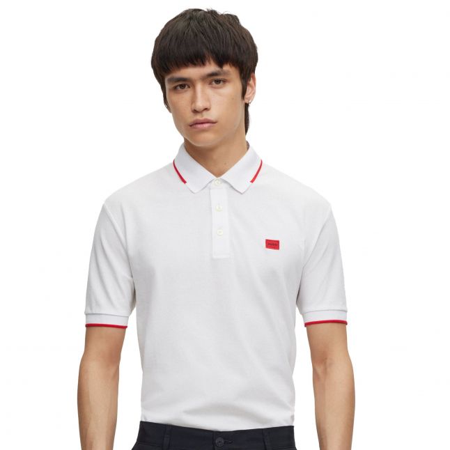 Mens White Deresino232 S/s Polo