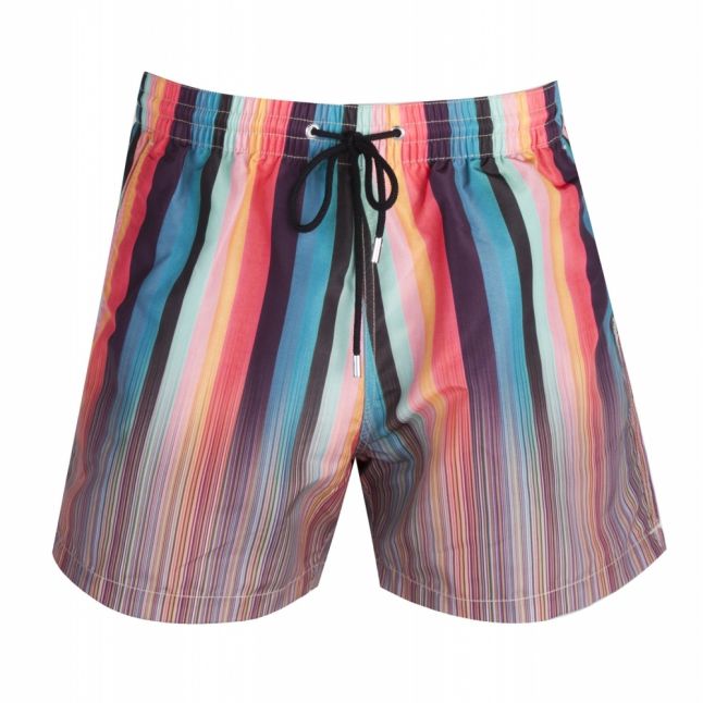 Mens Assorted Multi Stripe Fade Swim Shorts