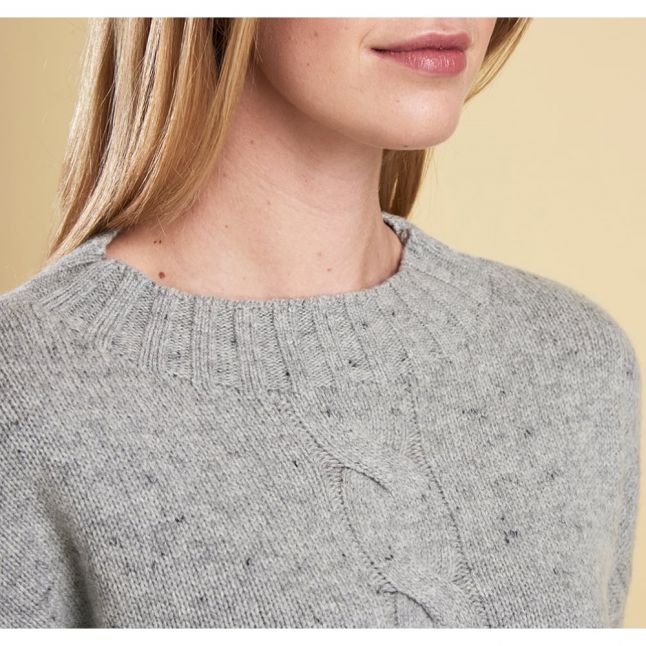 Lifestyle Womens Grey Priory Funnel Neck Knitted Jumper