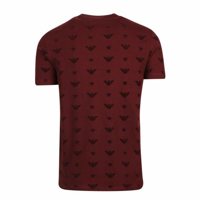 Mens Red Flock Eagle S/s T Shirt